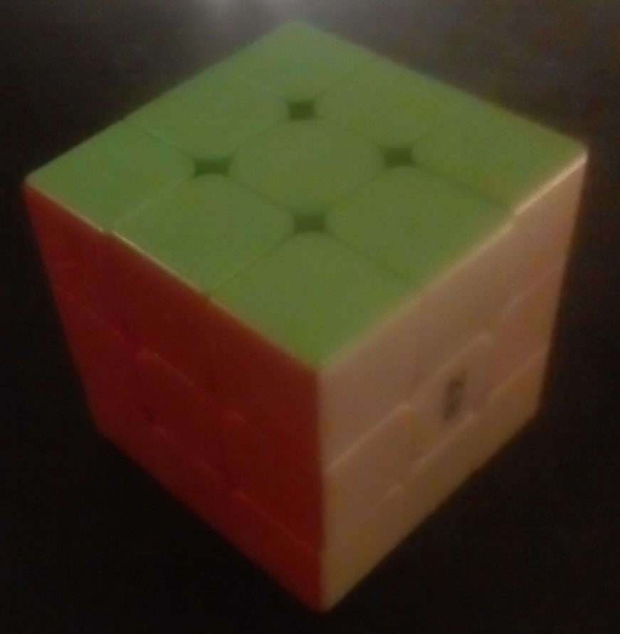 Solved Cube Back